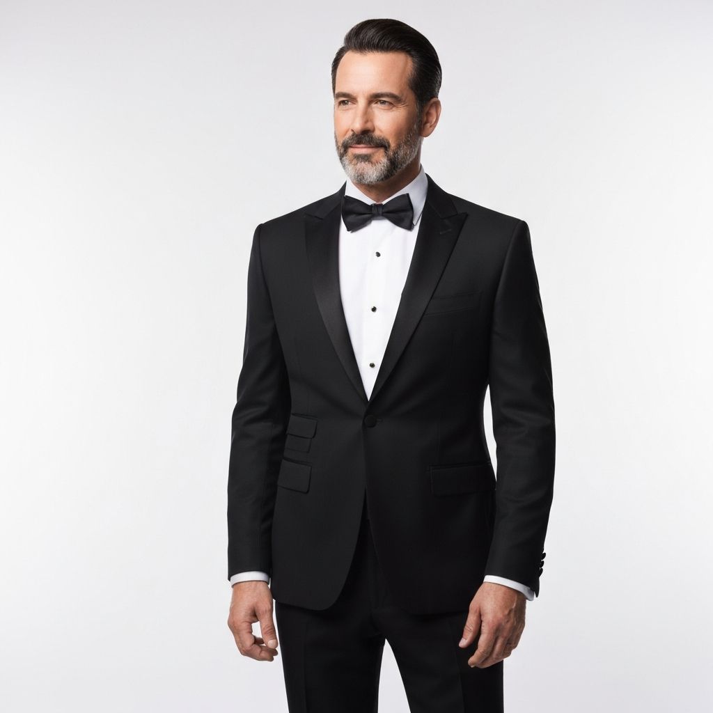 ABITO UOMO NERO OPACO MINIMAL