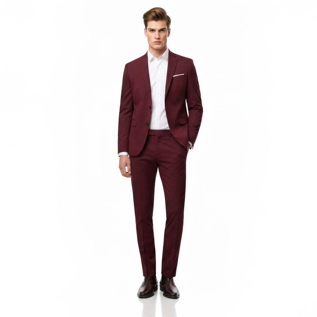 ABITO UOMO BORGOGNA SLIM