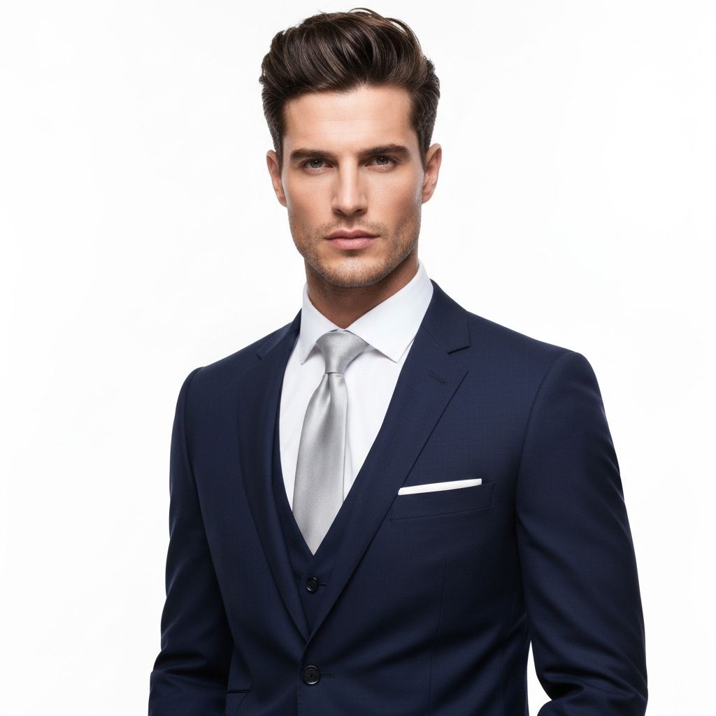 ABITO UOMO QUADRI BLU