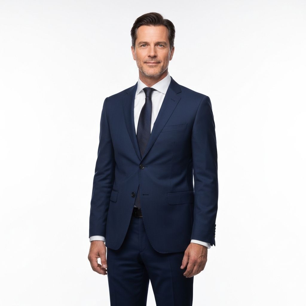 ABITO UOMO MONOPETTO COREANO COORDINATO VISCOSA BLU