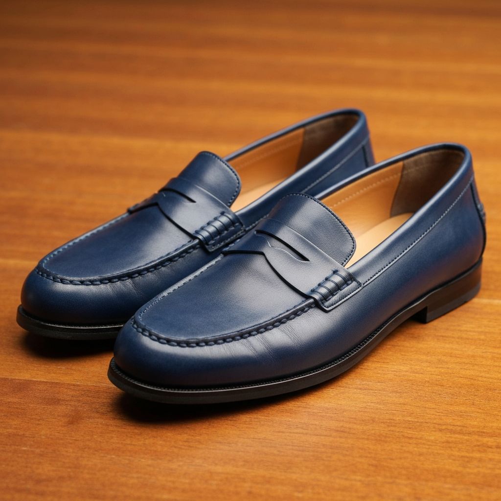 MOCASSINO BLU NAVY